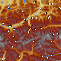 Nächste Vorhersageorte - Zillertal - Karte