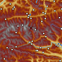 Nächste Vorhersageorte - Heiligenblut am Großglockner - Karte