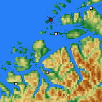 Nächste Vorhersageorte - Ålesund - Karte