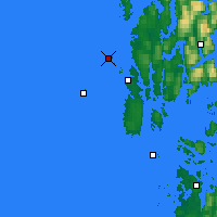 Nächste Vorhersageorte - Alfjorden - Karte