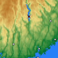 Nächste Vorhersageorte - Byglandsfjord - Karte