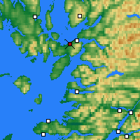 Nächste Vorhersageorte - Skye - Karte