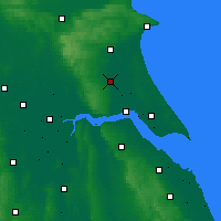 Nächste Vorhersageorte - Leconfield - Karte