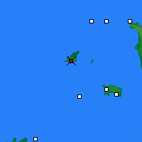 Nächste Vorhersageorte - Guernsey - Karte