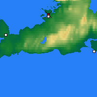 Nächste Vorhersageorte - Reykjavík - Karte