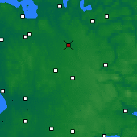 Nächste Vorhersageorte - Karup - Karte