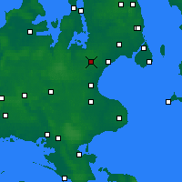 Nächste Vorhersageorte - Roskilde - Karte