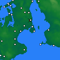 Nächste Vorhersageorte - Jægersborg - Karte