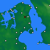 Nächste Vorhersageorte - Sjaelsmark - Karte