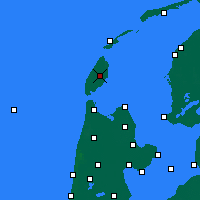 Nächste Vorhersageorte - Texel - Karte