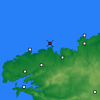 Nächste Vorhersageorte - Île de Batz - Karte