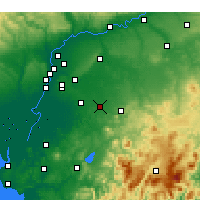 Nächste Vorhersageorte - Morón de la Frontera - Karte