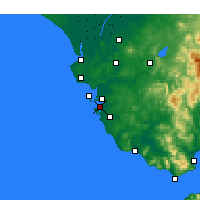 Nächste Vorhersageorte - San Fernando - Karte