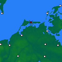 Nächste Vorhersageorte - Fischland-Darß-Zingst - Karte
