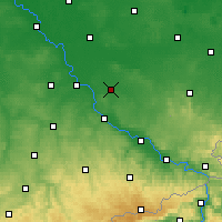 Nächste Vorhersageorte - Großenhain - Karte