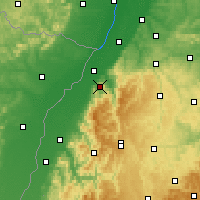 Nächste Vorhersageorte - Baden-Baden - Karte