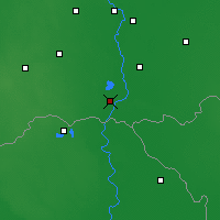 Nächste Vorhersageorte - Szeged - Karte