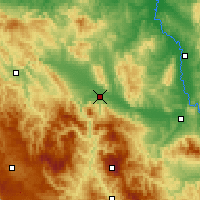 Nächste Vorhersageorte - Kraljevo - Karte