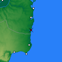Nächste Vorhersageorte - Mangalia - Karte