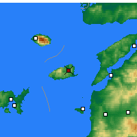 Nächste Vorhersageorte - Gökçeada - Karte