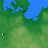 Nächste Vorhersageorte - Voznesenye - Karte