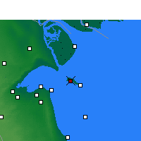 Nächste Vorhersageorte - Failakah Island - Karte