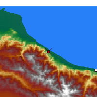Nächste Vorhersageorte - Ramsar - Karte