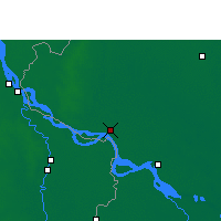 Nächste Vorhersageorte - Rajshahi - Karte