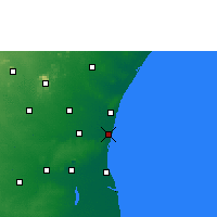 Nächste Vorhersageorte - Cuddalore - Karte