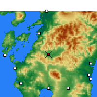 Nächste Vorhersageorte - Hitoyoshi - Karte