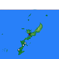 Nächste Vorhersageorte - Nago - Karte