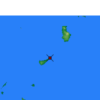 Nächste Vorhersageorte - Okinoerabu-jima - Karte