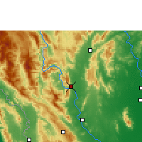 Nächste Vorhersageorte - Bhumibol-Talsperre - Karte