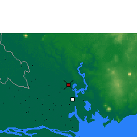 Nächste Vorhersageorte - Ho-Chi-Minh-Stadt - Karte