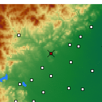 Nächste Vorhersageorte - Quyang - Karte