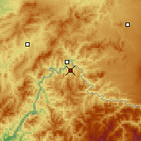 Nächste Vorhersageorte - Linjiang - Karte