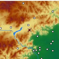 Nächste Vorhersageorte - Badaling - Karte