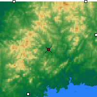 Nächste Vorhersageorte - Xiuyan - Karte