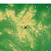 Nächste Vorhersageorte - Yiyuan - Karte