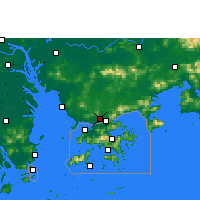 Nächste Vorhersageorte - Shenzhen - Karte