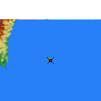 Nächste Vorhersageorte - Orchideeninsel - Karte