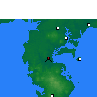 Nächste Vorhersageorte - Haikang - Karte