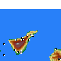 Nächste Vorhersageorte - Teneriffa/Nord - Karte