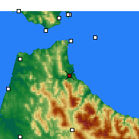 Nächste Vorhersageorte - Tétouan - Karte