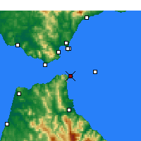 Nächste Vorhersageorte - Ceuta - Karte