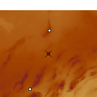 Nächste Vorhersageorte - Naâma - Karte