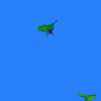 Nächste Vorhersageorte - Sankt-Paul-Insel - Karte