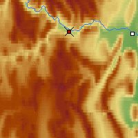 Nächste Vorhersageorte - Deadman Valley - Karte