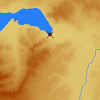 Nächste Vorhersageorte - Slave Lake - Karte