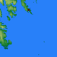 Nächste Vorhersageorte - Brevoort Island - Karte